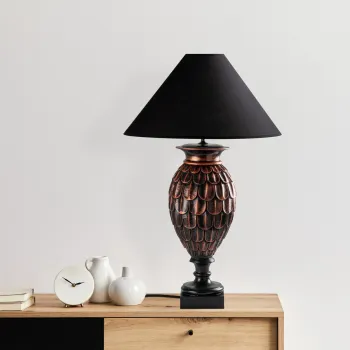 Lampa de masa, Opviq, 897TNL1106, Maro / Negru imagine
