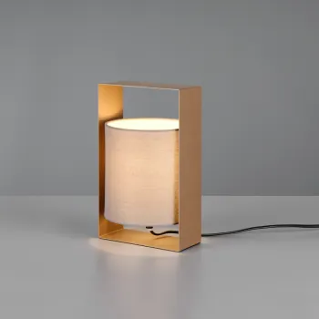 Lampa de masa Pail, RL, 16x15x27 cm, 10W, 1x E27, metal, maro imagine