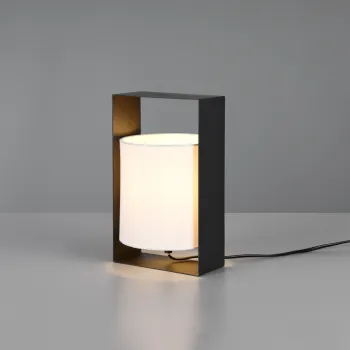 Lampa de masa Pail, RL, 16x15x27 cm, 10W, 1x E27, metal, negru mat imagine