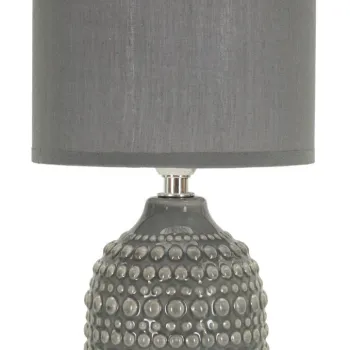 Lampa de masa Points, Mauro Ferretti, 1 x E14, 40W, 15x30.5 cm, ceramica/fier/textil, gri imagine