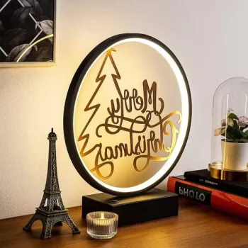 Lampa de masa, Shadow, 526SHD1132, Metal, Negru/Cupru imagine