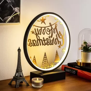 Lampa de masa, Shadow, 526SHD1134, Metal, Negru/Cupru imagine