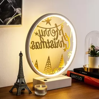 Lampa de masa, Shadow, 526SHD1142, Metal, Alb/Auriu imagine