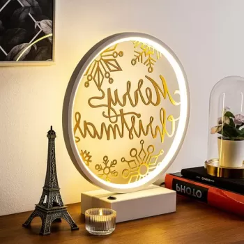 Lampa de masa, Shadow, 526SHD1143, Metal, Alb/Auriu imagine