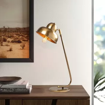 Lampa de masa, Sheen, 521SHN2156, Metal, Auriu imagine