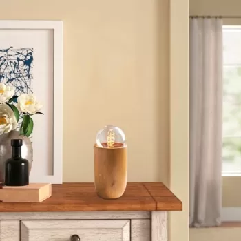 Lampa de masa, Sheen, 521SHN2222, Lemn, Lemn imagine