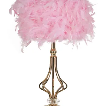 Lampa de masa Tarty, Mauro Ferretti, 1 x E27, 40W, 25x54 cm, fier, roz/alb imagine