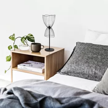 Lampa de masa, Tatum, 584TTM1731, Metal, Negru imagine