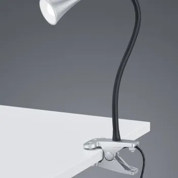 Lampa de masa Viper, RL, 6.2x35 cm, 3W, 1x SMD, plastic, negru/argintiu imagine