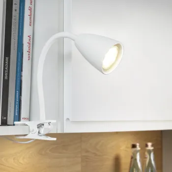 Lampa de masa Wanda, TRIO, 7x20 cm, 10W, 1x GU10, metal, alb mat imagine