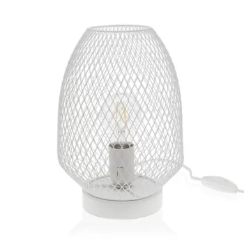 Lampa de masa White, Versa, 1 x E27, 60W, 18x27 cm, metal imagine
