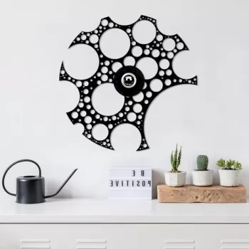 Lampa de perete, Shadow, 583-A, E27, 100 W, metal/MDF, negru imagine