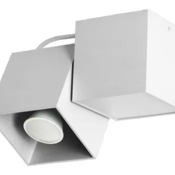 Lampa de tavan Lampex, Kraft 1 White, GU10, 40W imagine