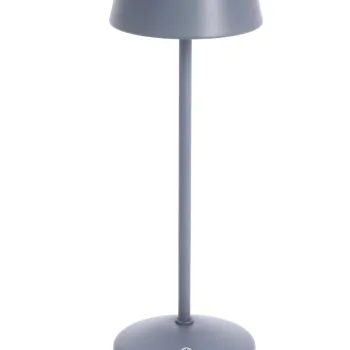 Lampa LED de exterior Esprit, Bizzotto, 11x33 cm, cu baterie reincarcabila, otel acoperit cu pulbere, albastru imagine