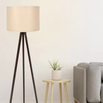 Lampadar, 101, FullHouse, 38 x 145 cm, 1 x E27, 60W, crem/maro imagine