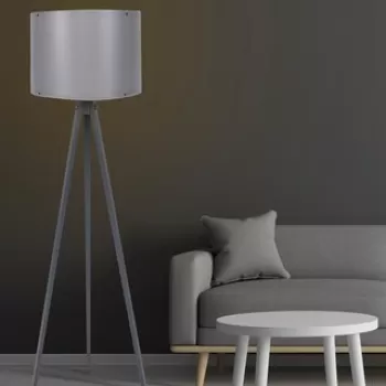 Lampadar, 111, FullHouse, 38 x 145 cm, 1 x E27, 60W, gri imagine