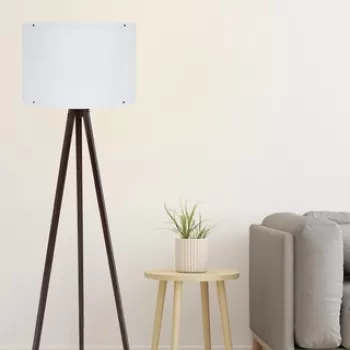 Lampadar, 128, FullHouse, 38 x 145 cm, 1 x E27, 60W, alb/maro imagine