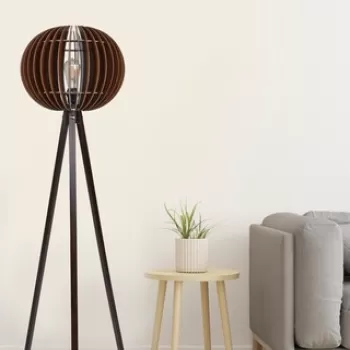 Lampadar, 193, FullHouse, 36 x 145 cm, 1 x E27, 60W, maro imagine