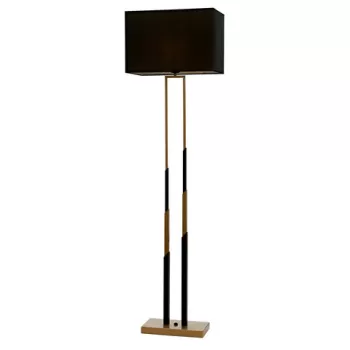 Lampadar, Aurora, 301AUR1717, Metal, Negru / Vintage imagine