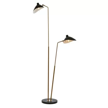 Lampadar, Aurora, 301AUR1718, Metal, Negru / Vintage imagine