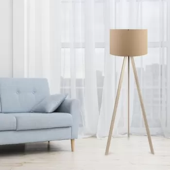 Lampadar, AYD-1518, Insignio, 38 x 140 cm, 1 x E27, 60W, bej/maro imagine