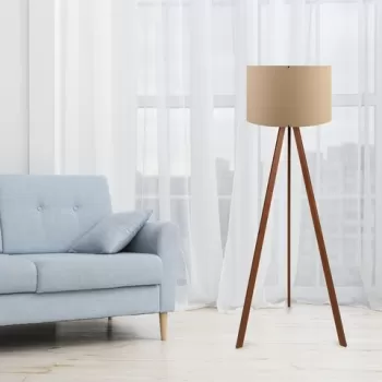 Lampadar, AYD-1531, Insignio, 38 x 140 cm, 1 x E27, 60W, bej/maro imagine