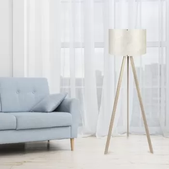Lampadar, AYD-1806, Insignio, 38 x 140 cm, 1 x E27, 60W, bej/ecru imagine