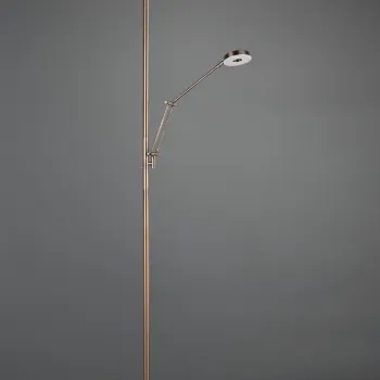 Lampadar Barrie, TRIO, 30x181 cm, 32W/6W, 2x SMD LED, metal, bronz antic imagine