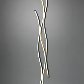 Lampadar Blaze, TRIO, 20.5x138 cm, 28W, 1x SMD LED, metal, bronz/negru imagine