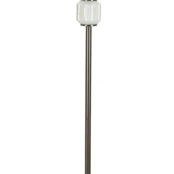 Lampadar Bright, Mauro Ferretti, 1 x E27, 40W, 42.5x163 cm, sticla/fier/catifea, alb/gri imagine