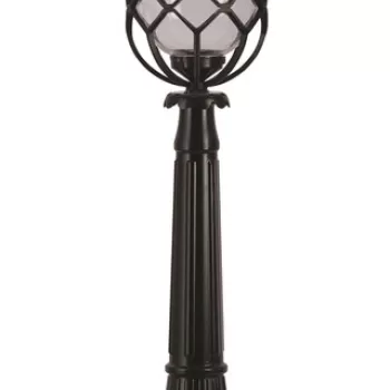 Lampadar de exterior, Avonni, 685AVN1114, Plastic ABS, Negru imagine