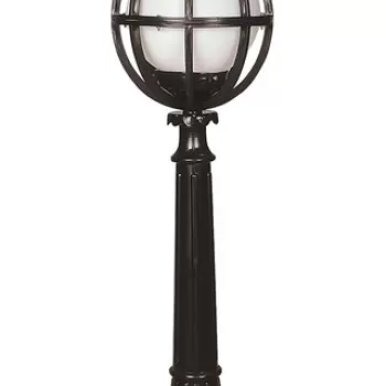 Lampadar de exterior, Avonni, 685AVN1131, Plastic ABS, Negru imagine