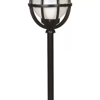 Lampadar de exterior, Avonni, 685AVN1132, Plastic ABS, Alb/Negru imagine