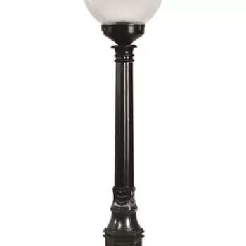 Lampadar de exterior, Avonni, 685AVN1148, Plastic ABS, Negru imagine