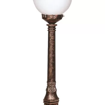 Lampadar de exterior, Avonni, 685AVN1151, Plastic ABS, Maro imagine