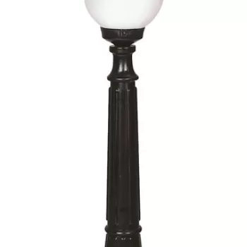 Lampadar de exterior, Avonni, 685AVN1152, Plastic ABS, Alb/Negru imagine