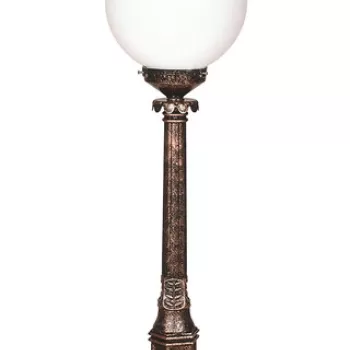 Lampadar de exterior, Avonni, 685AVN1157, Plastic ABS, Maro imagine