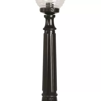 Lampadar de exterior, Avonni, 685AVN1176, Plastic ABS, Negru imagine