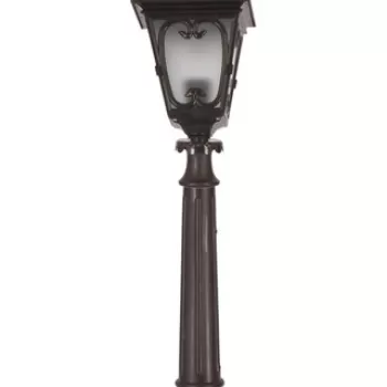 Lampadar de exterior, Avonni, 685AVN1205, Plastic ABS, Negru imagine