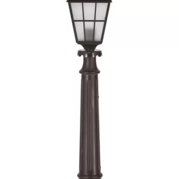 Lampadar de exterior, Avonni, 685AVN1218, Plastic ABS, Negru imagine