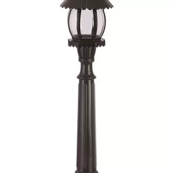Lampadar de exterior, Avonni, 685AVN1225, Plastic ABS, Negru imagine