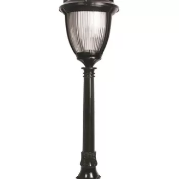 Lampadar de exterior, Avonni, 685AVN1240, Plastic ABS, Negru imagine