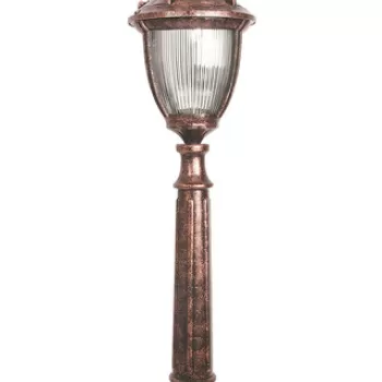 Lampadar de exterior, Avonni, 685AVN1241, Plastic ABS, Negru imagine