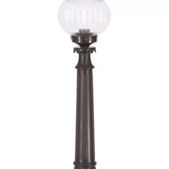 Lampadar de exterior, Avonni, 685AVN1252, Plastic ABS, Negru imagine