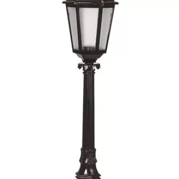 Lampadar de exterior, Avonni, 685AVN1263, Plastic ABS, Alb/Negru imagine