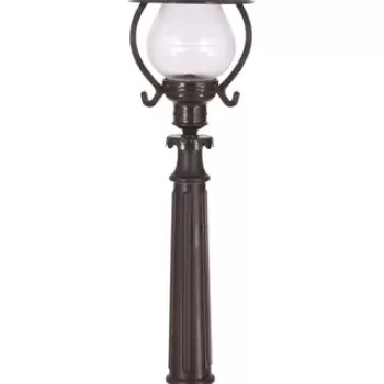 Lampadar de exterior, Avonni, 685AVN1345, Plastic ABS, Negru imagine