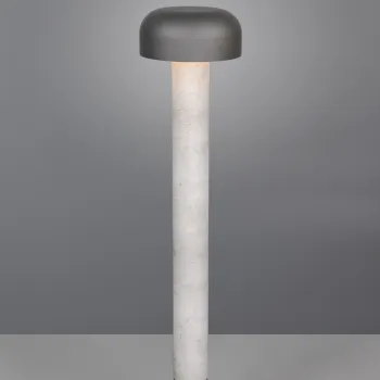 Lampadar de exterior Fraser, TRIO, 19x84.5 cm, 10W, 1x E27, aluminiu, gri imagine