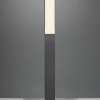 Lampadar de exterior Fuerte, TRIO, 15x15x155 cm, 15W, 1x SMD, aluminiu, antracit imagine