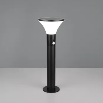 Lampadar de exterior Gorda, RL, 17.5x50 cm, 3.5W, 1x SMD, metal, negru mat imagine