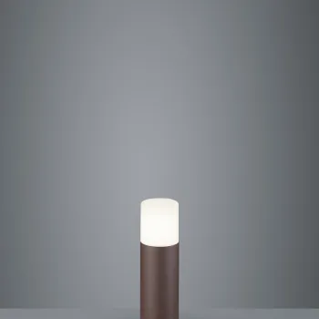 Lampadar de exterior Hoosic, TRIO, 12x30 cm, 28W, 1x E27, aluminiu, maro imagine